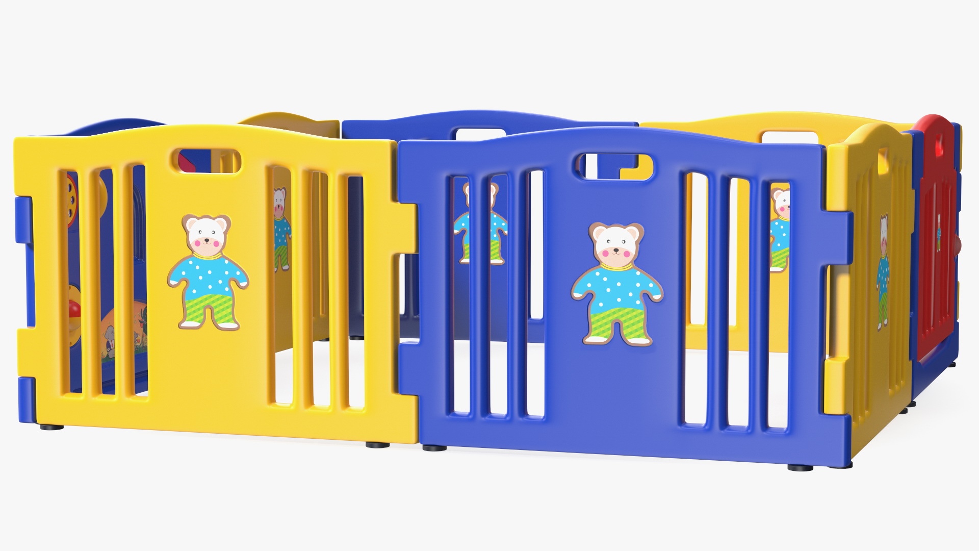 Baby Playpen Square 3D model