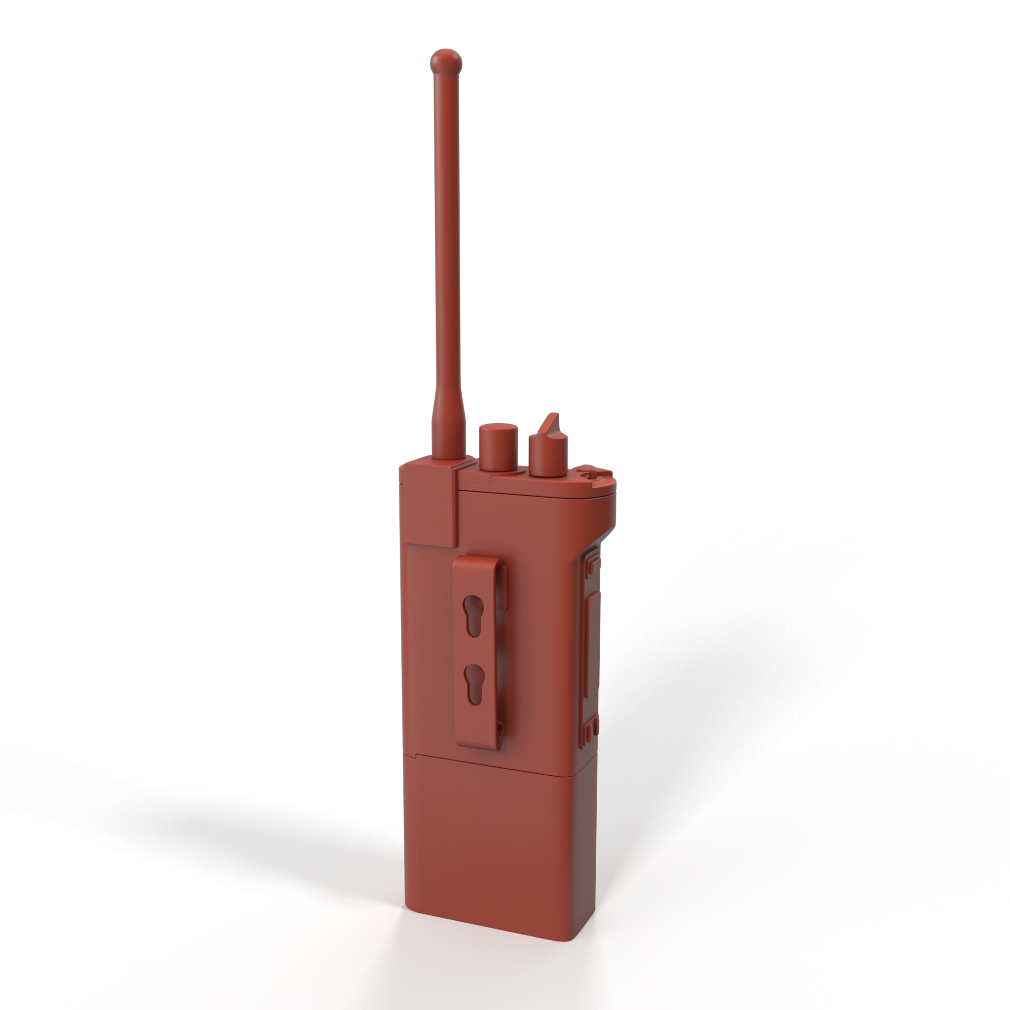 Miner Portable Walkie Talkie Dirty for 3D Print 3D