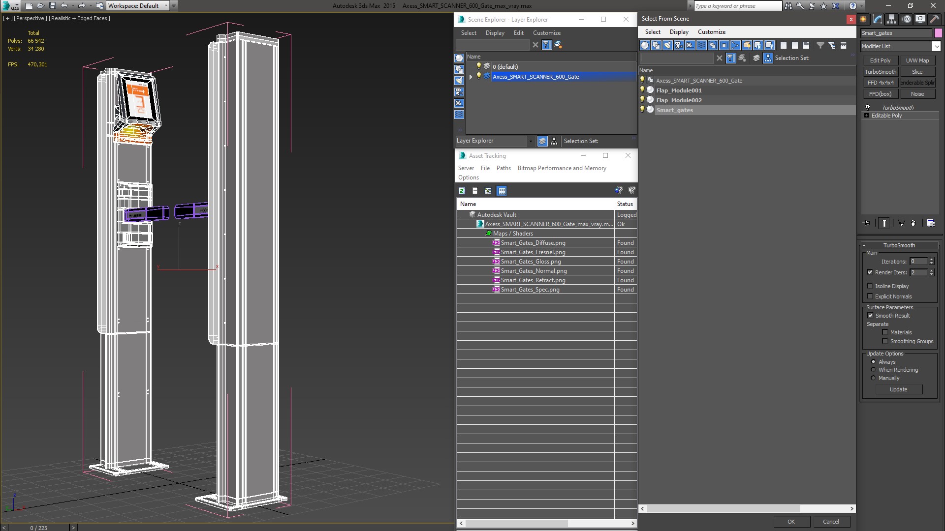 3D Axess SMART SCANNER 600 Gate model