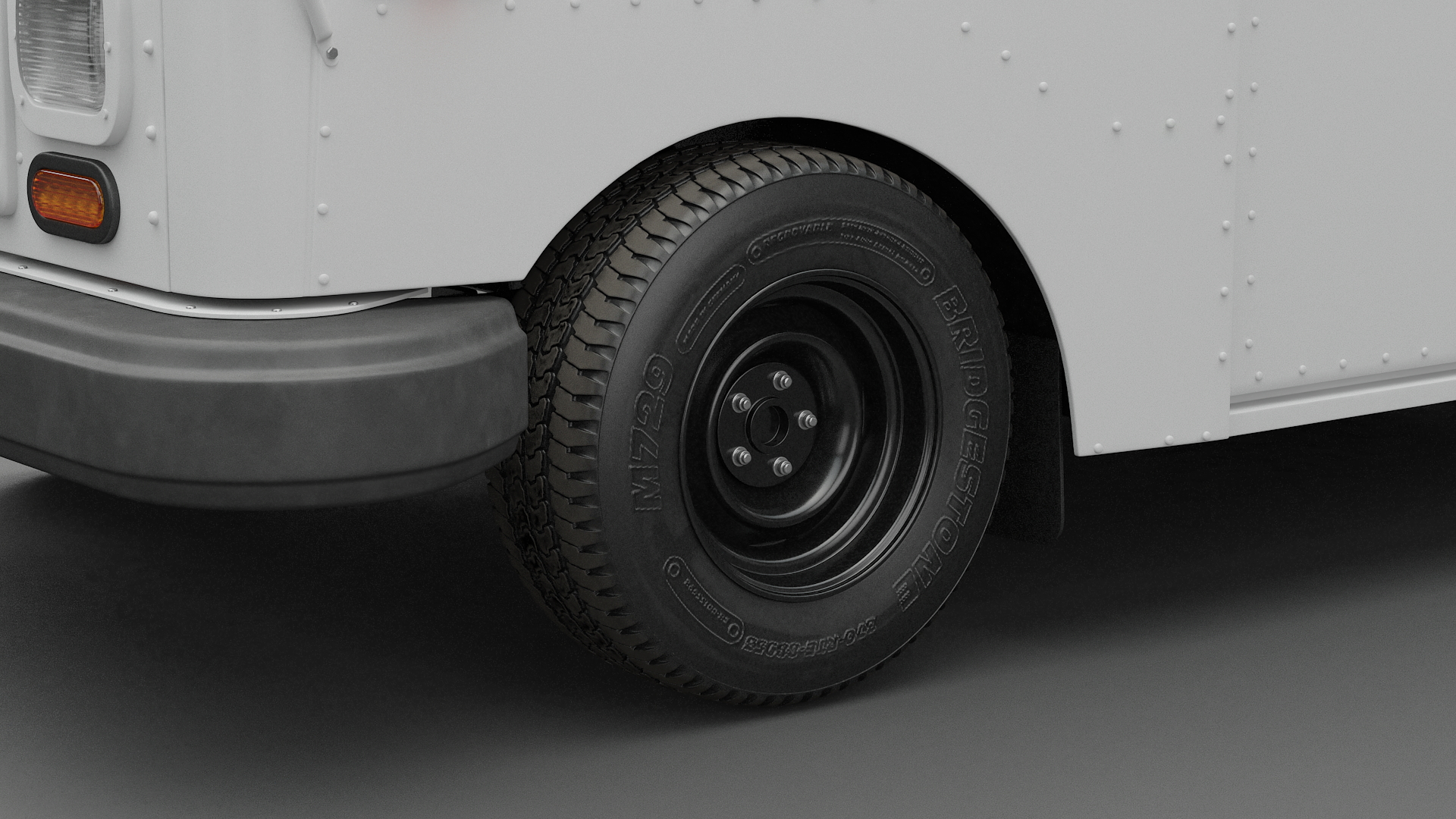 3D model Post Car