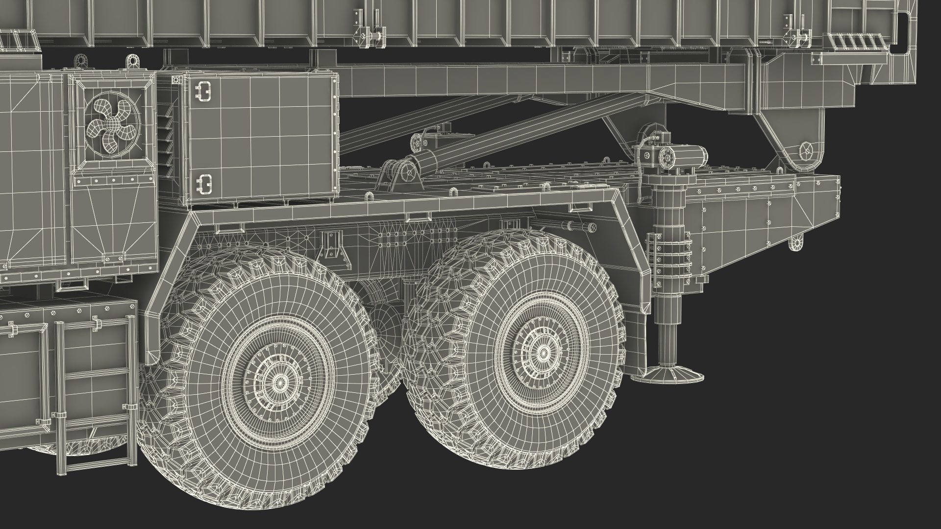 3D Self Propelled Air Defense Missile System Rigged model