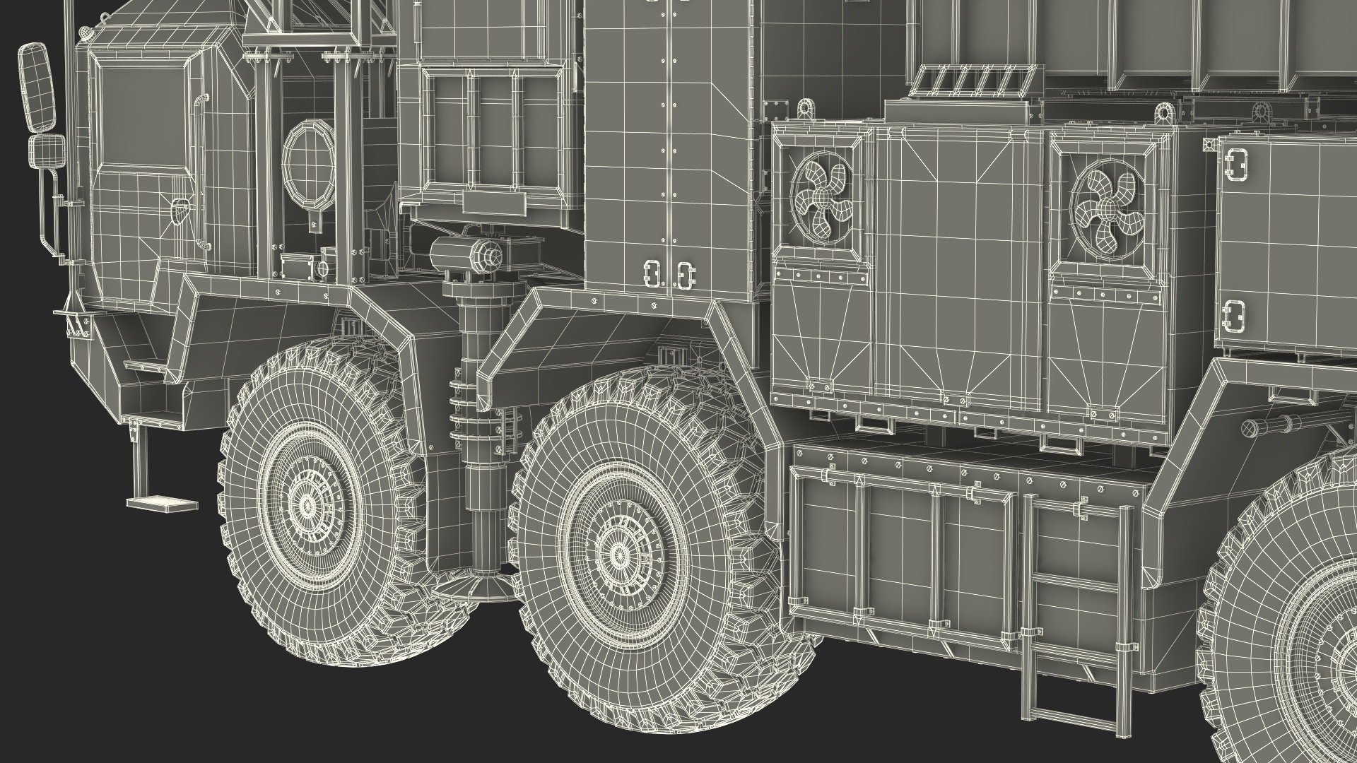 3D Self Propelled Air Defense Missile System Rigged model