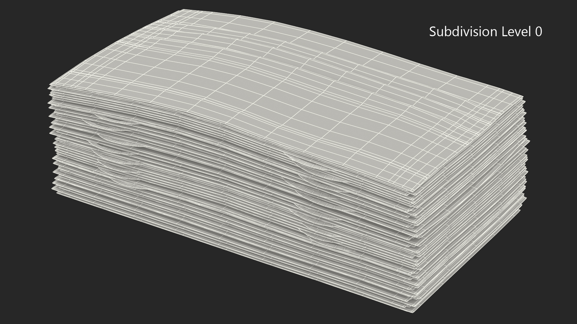 3D Stack of Medical Face Mask