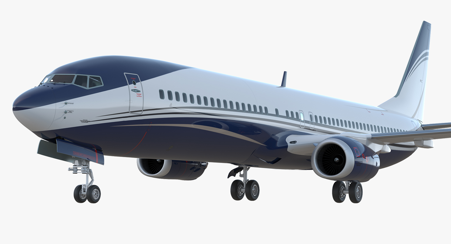 3D Boeing 737 900 ER Generic with Cabin