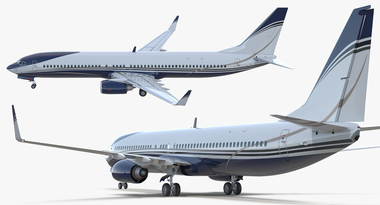 3D Boeing 737 900 ER Generic with Cabin