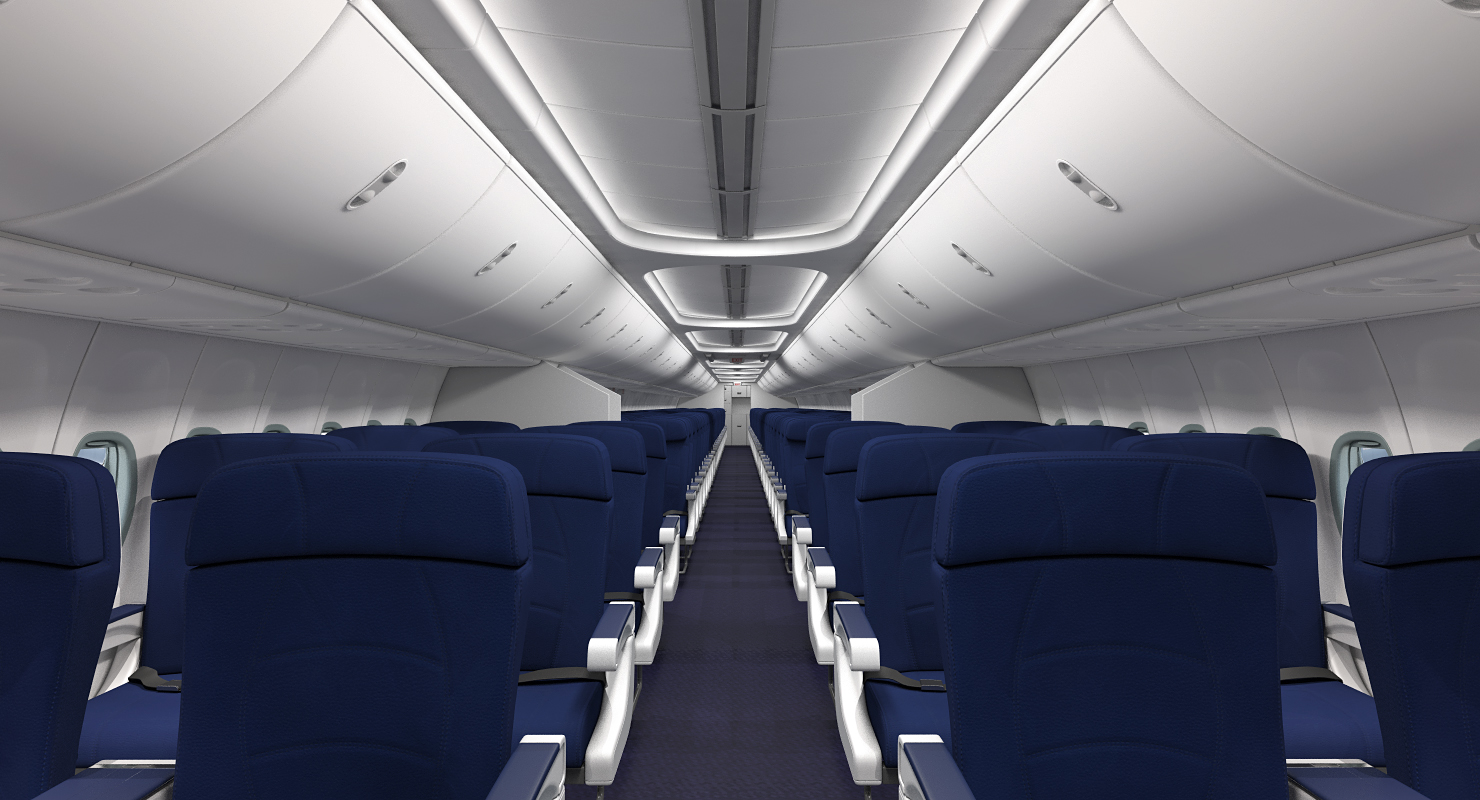 3D Boeing 737 900 ER Generic with Cabin