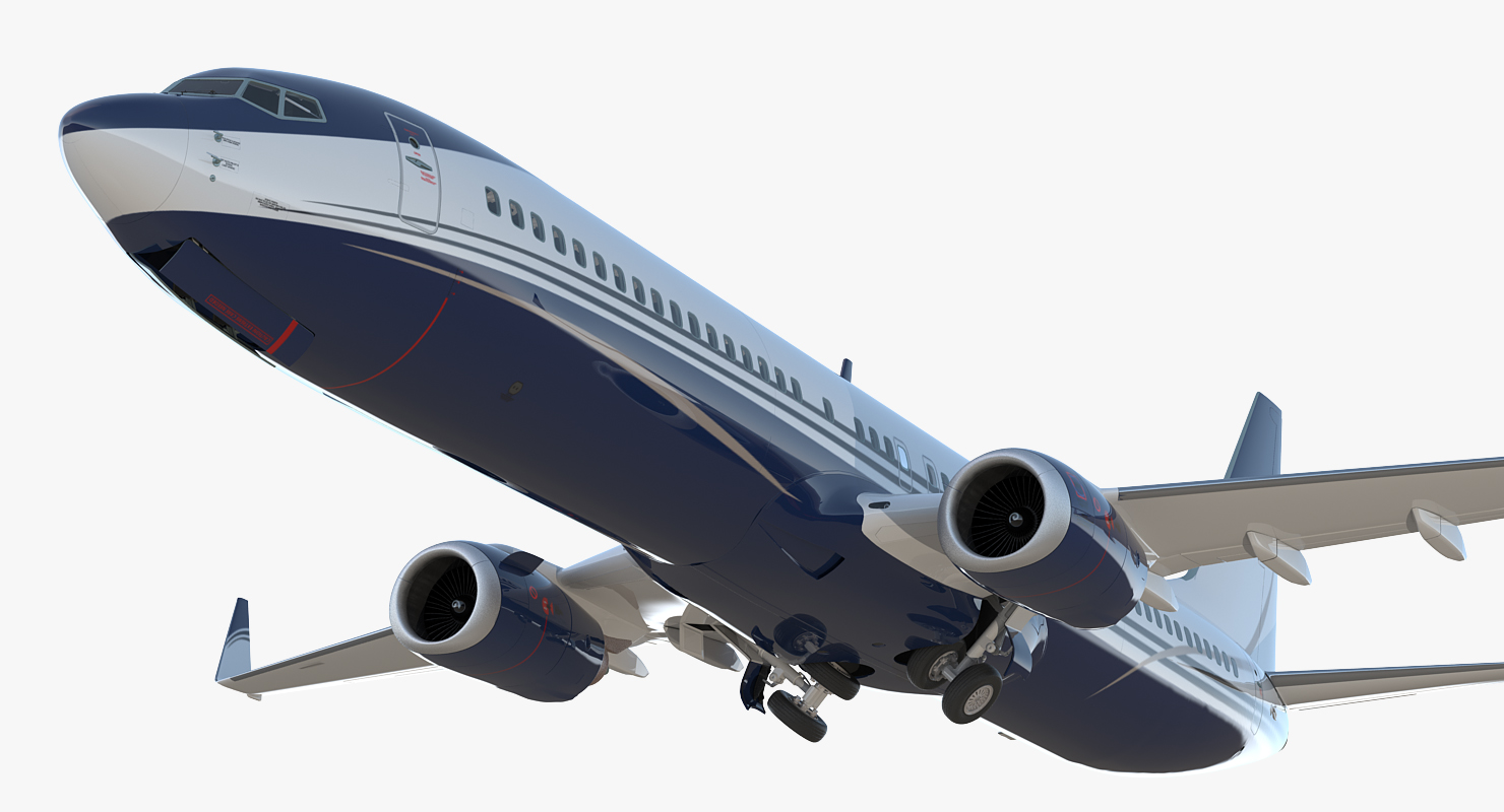 3D Boeing 737 900 ER Generic with Cabin