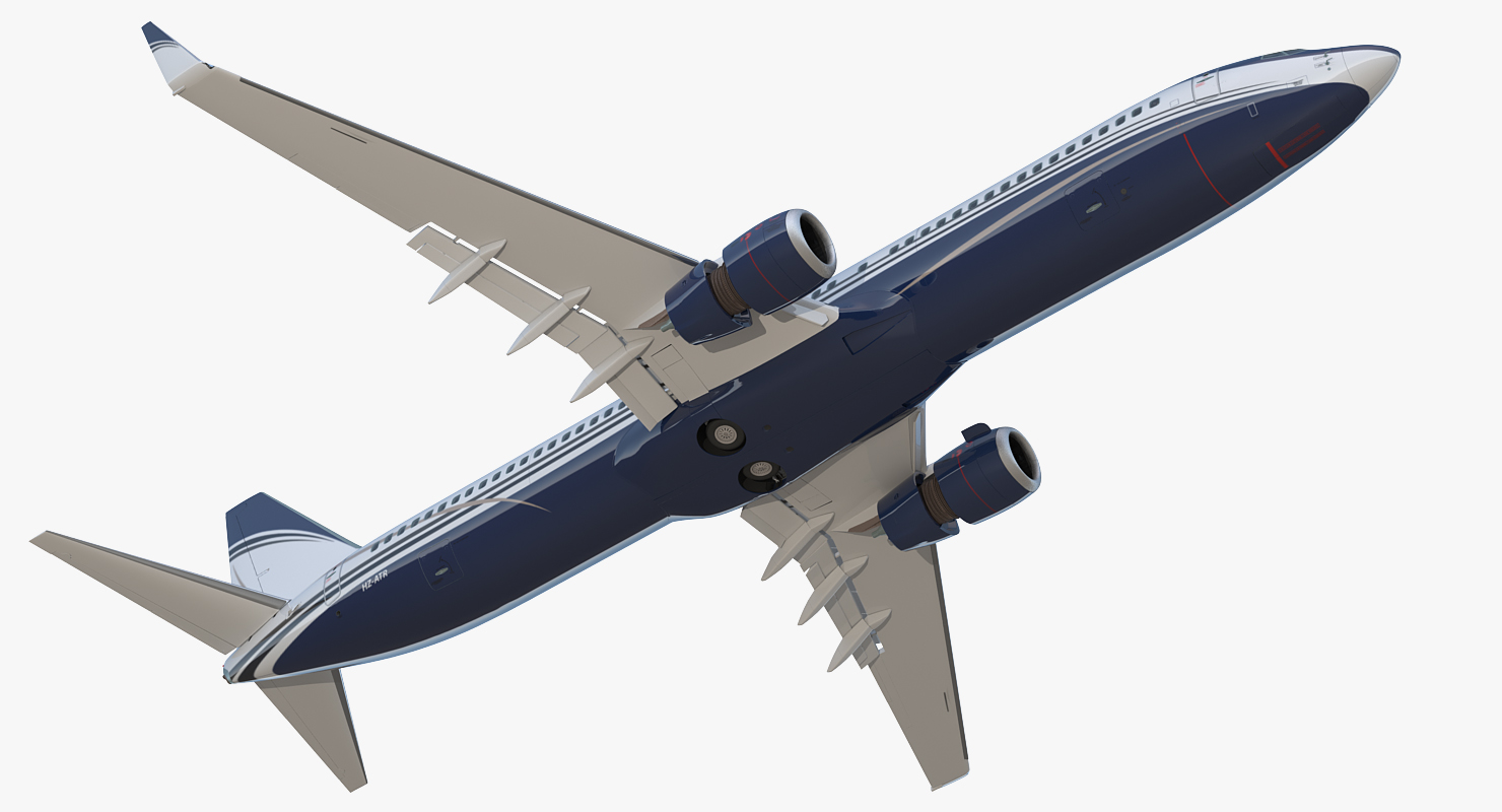 3D Boeing 737 900 ER Generic with Cabin