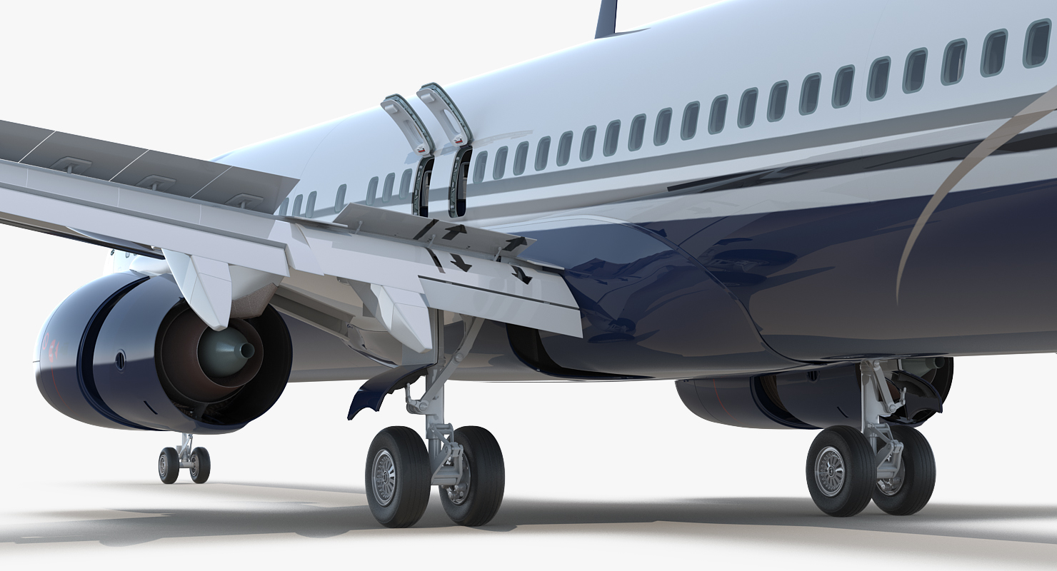 3D Boeing 737 900 ER Generic with Cabin