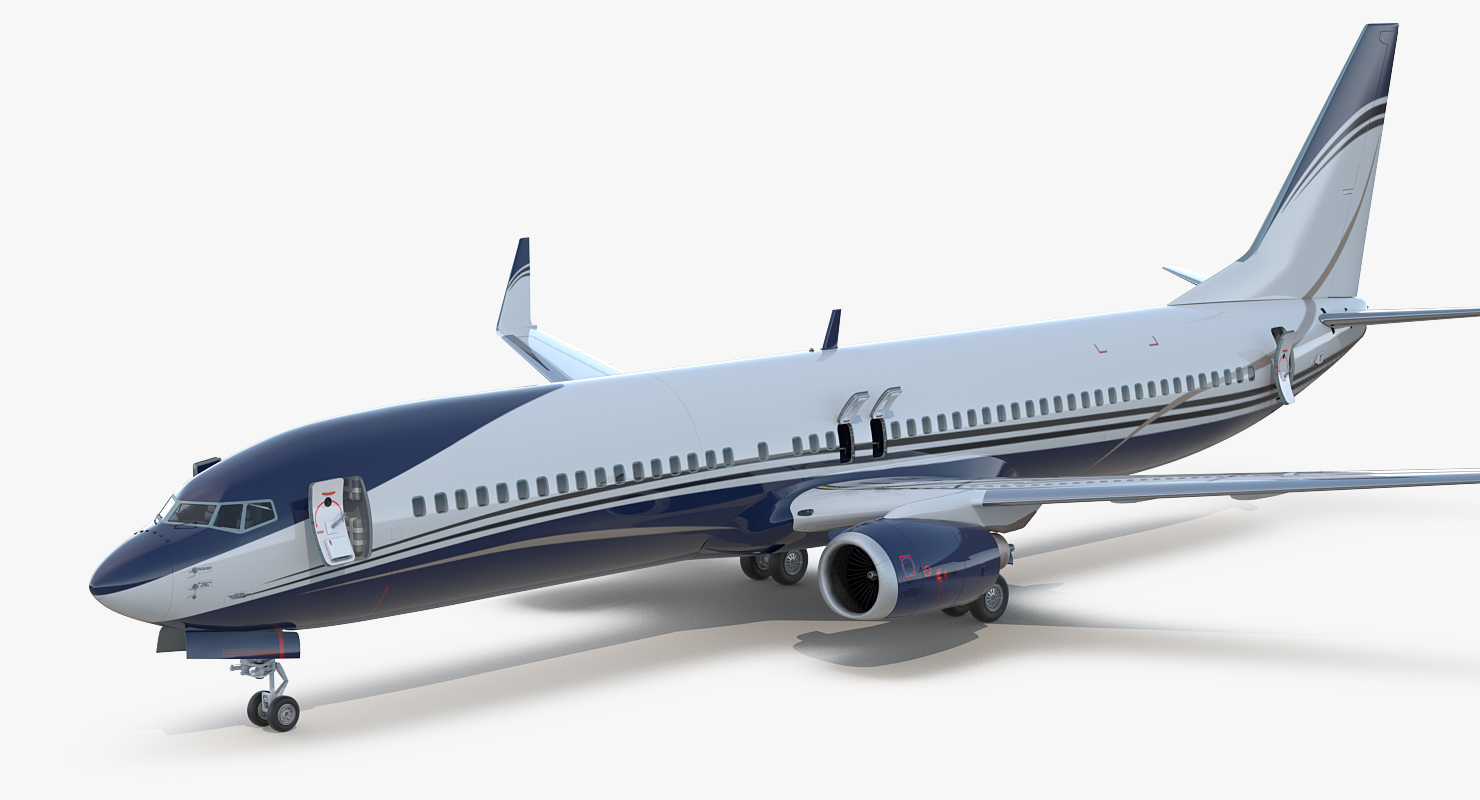 3D Boeing 737 900 ER Generic with Cabin