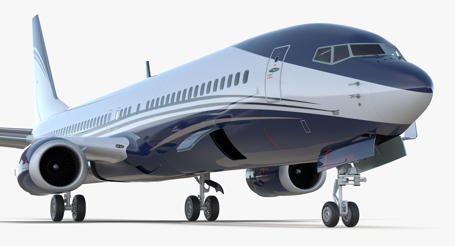 3D Boeing 737 900 ER Generic with Cabin