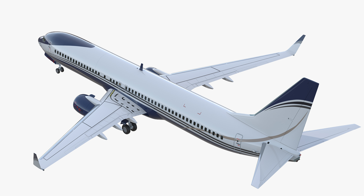 3D Boeing 737 900 ER Generic with Cabin