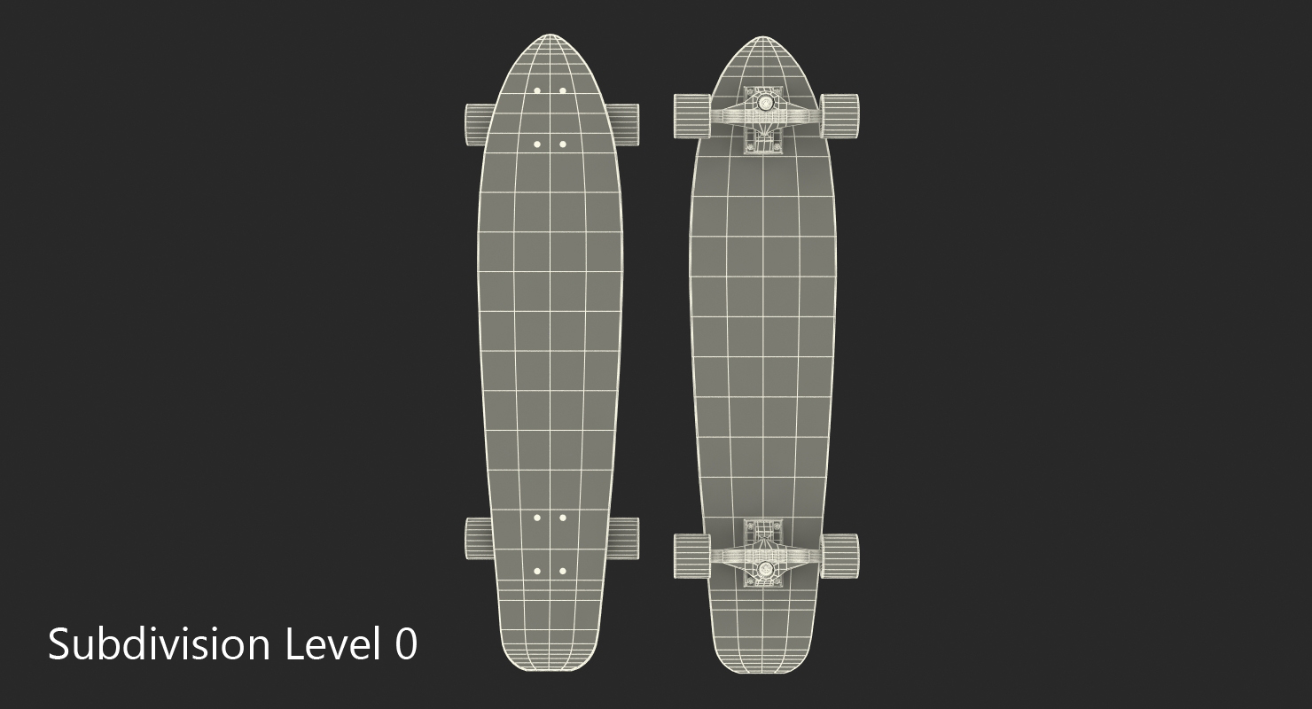 Longboard Generic 3D