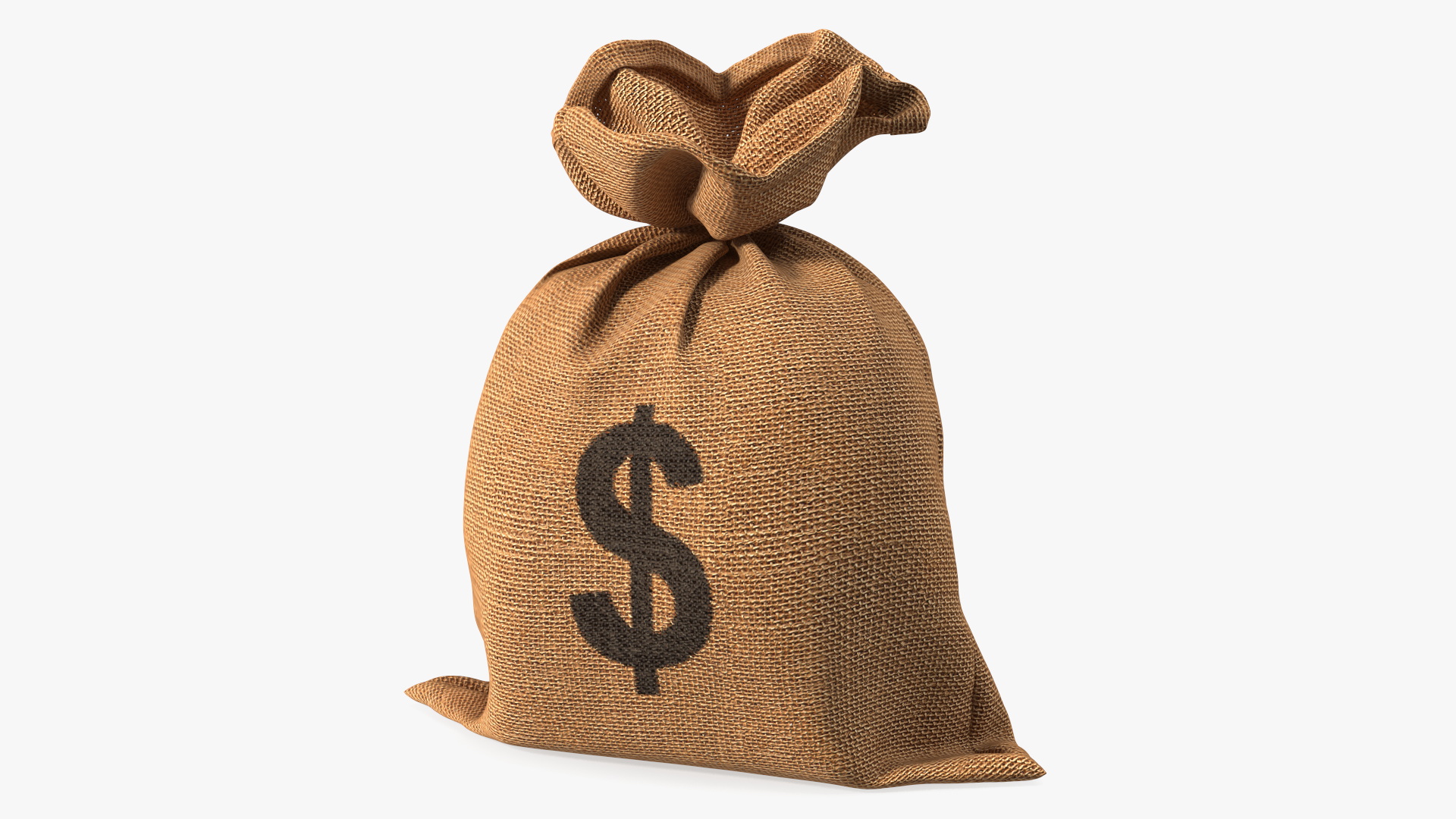 Money Sack with Dollar Symbol 3D model