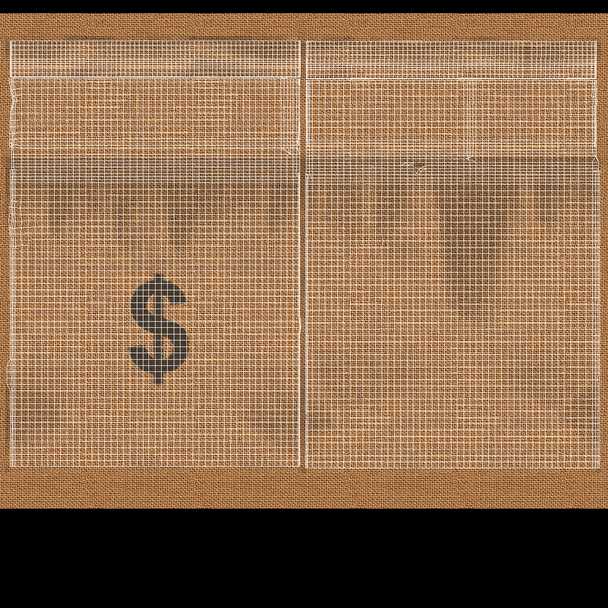 Money Sack with Dollar Symbol 3D model