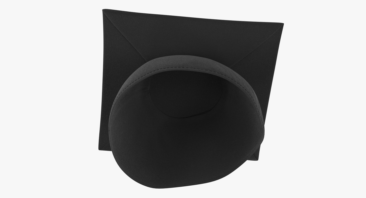 3D model Black Graduation Cap