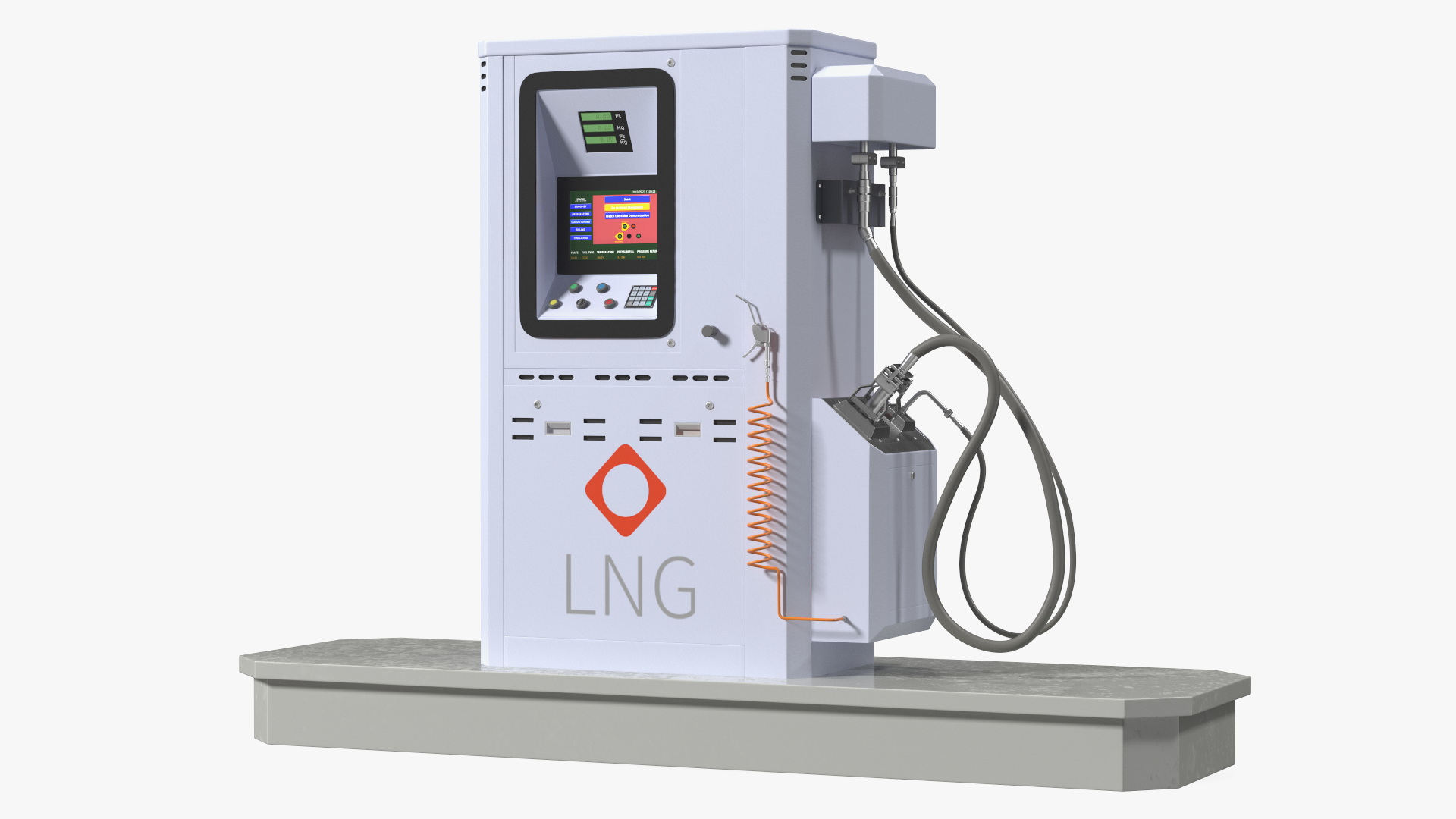 3D Uestco Liquified Natural Gas Dispenser model