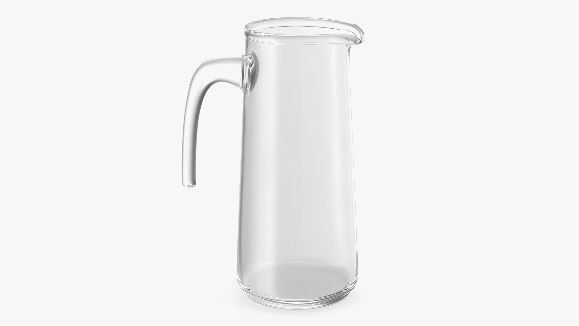 3D Glass Straight Jug model