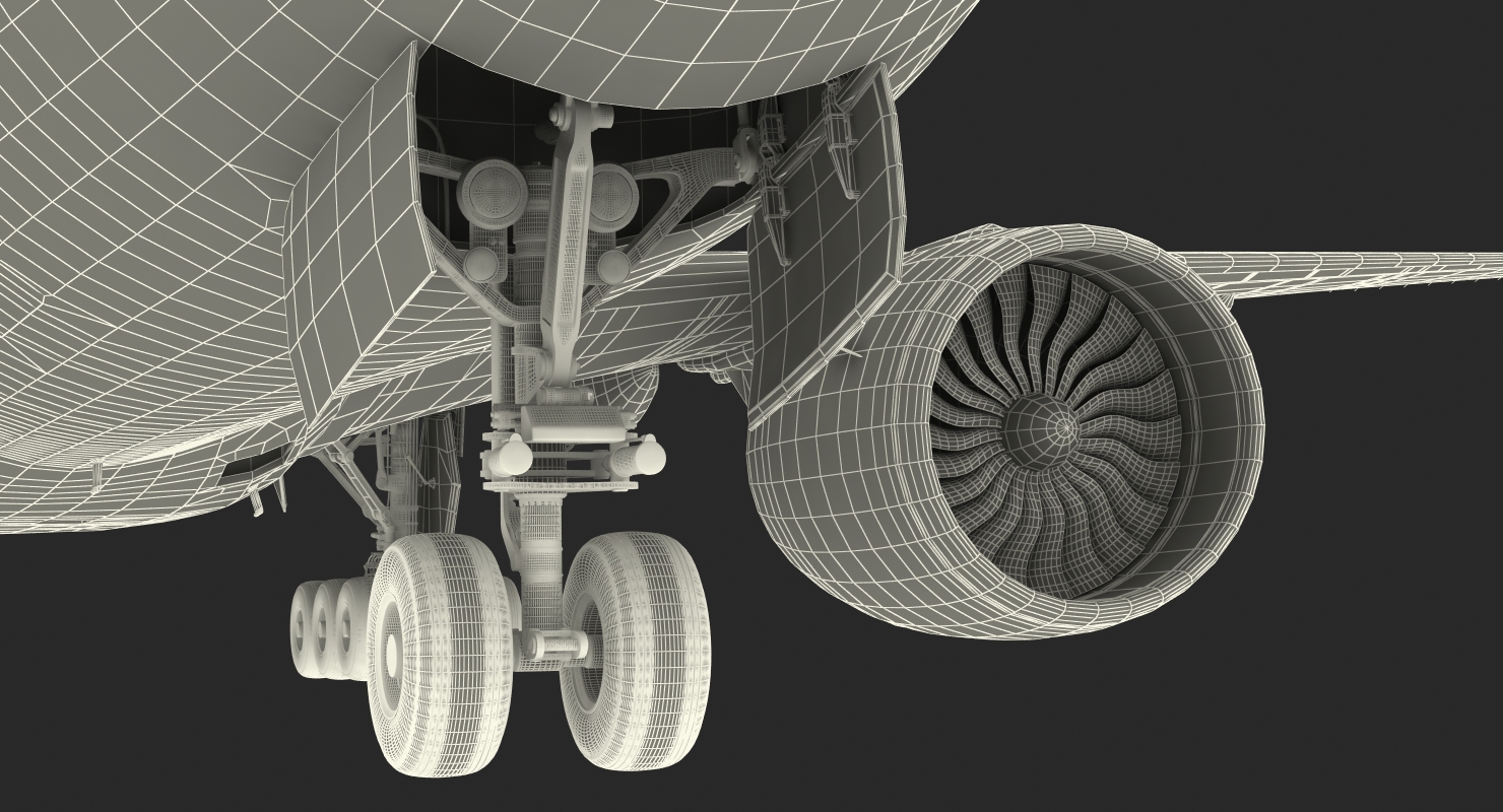 3D Boeing 777 Freighter British Airways