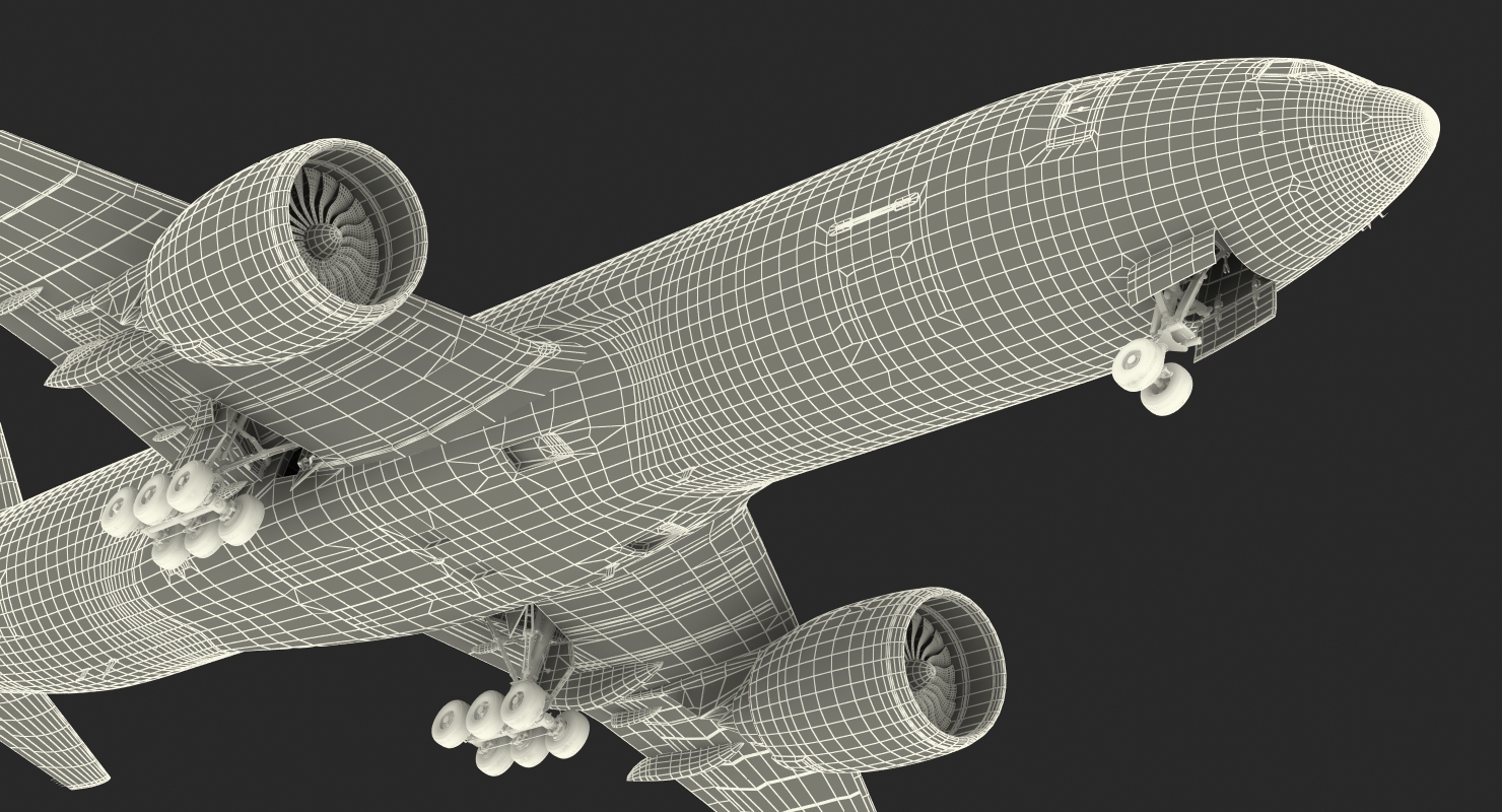 3D Boeing 777 Freighter British Airways