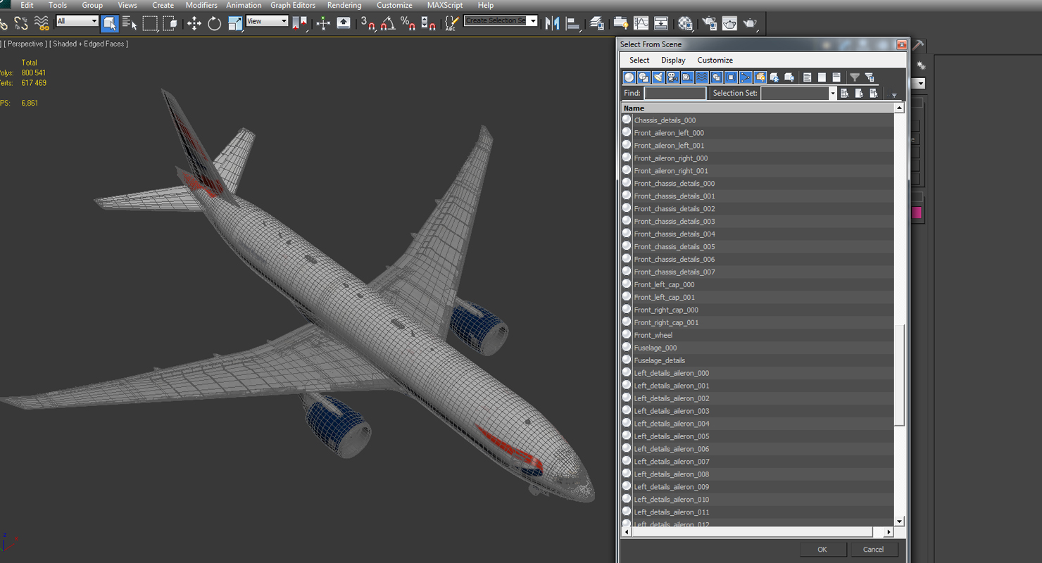 3D Boeing 777 Freighter British Airways