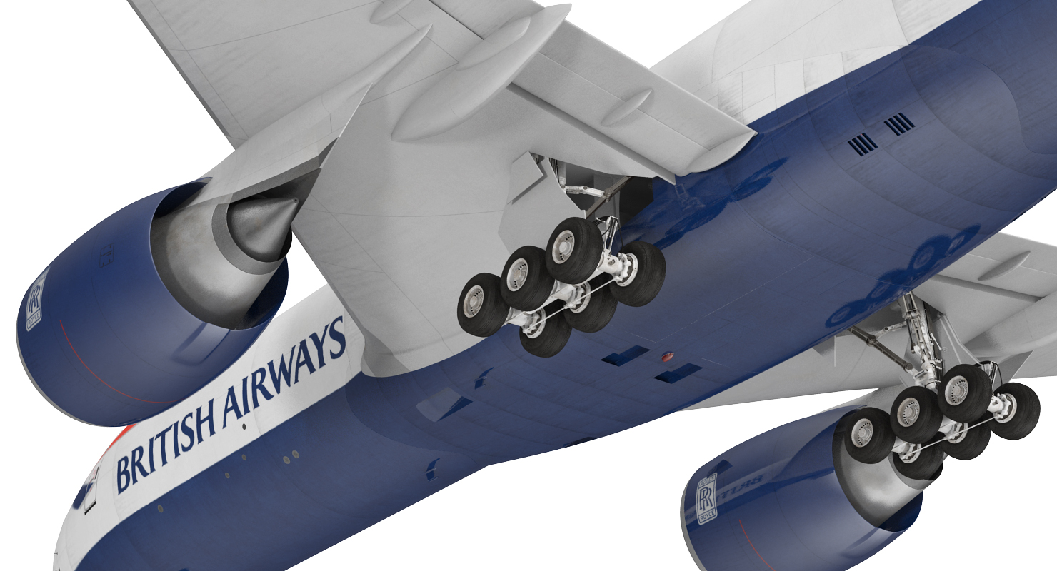 3D Boeing 777 Freighter British Airways