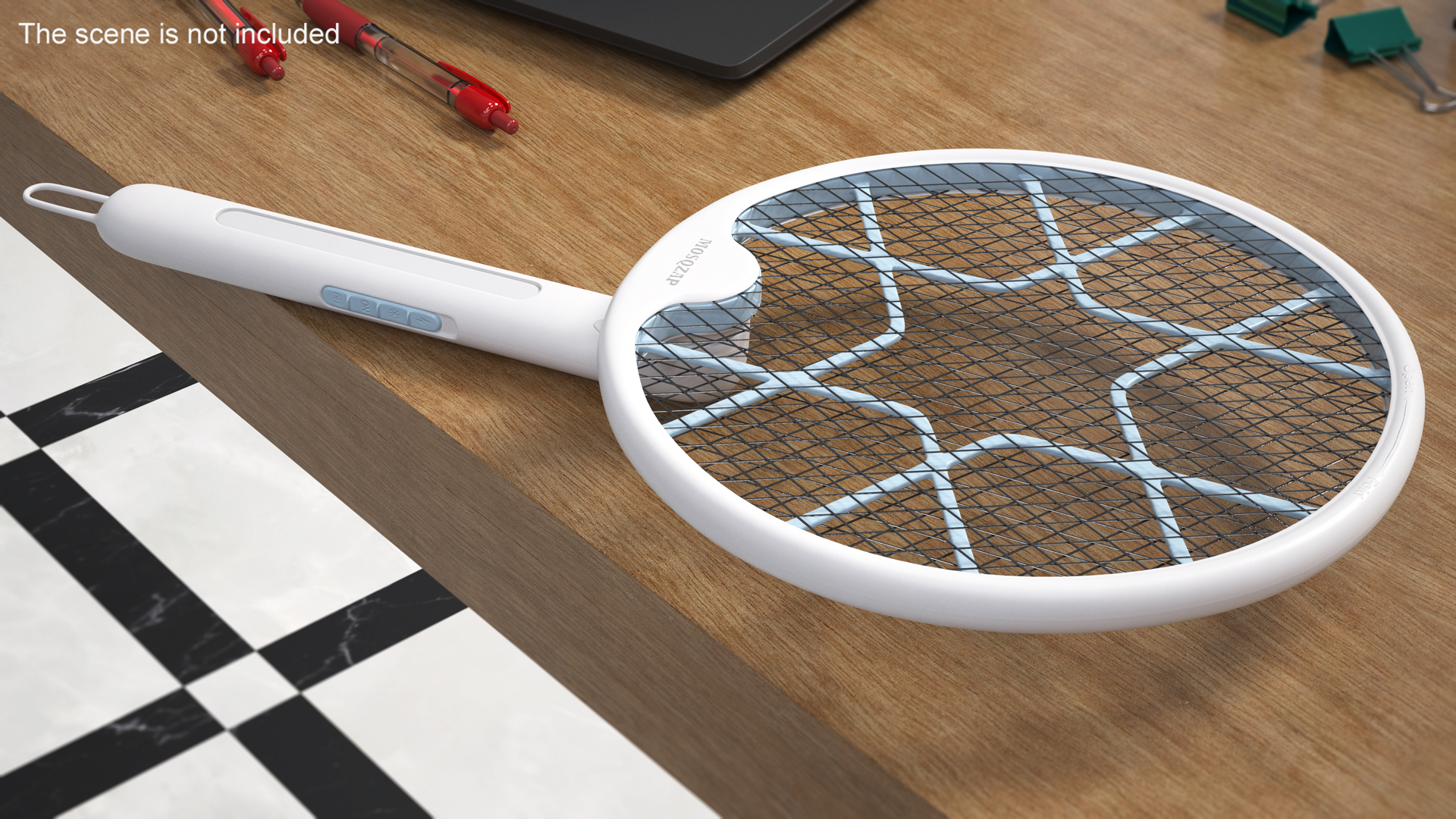 Mosqzap Foldable Bug Zapper Racket 3D model