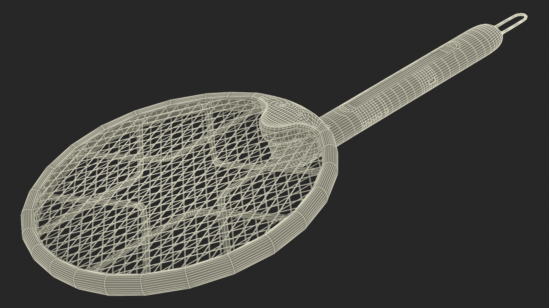 Mosqzap Foldable Bug Zapper Racket 3D model