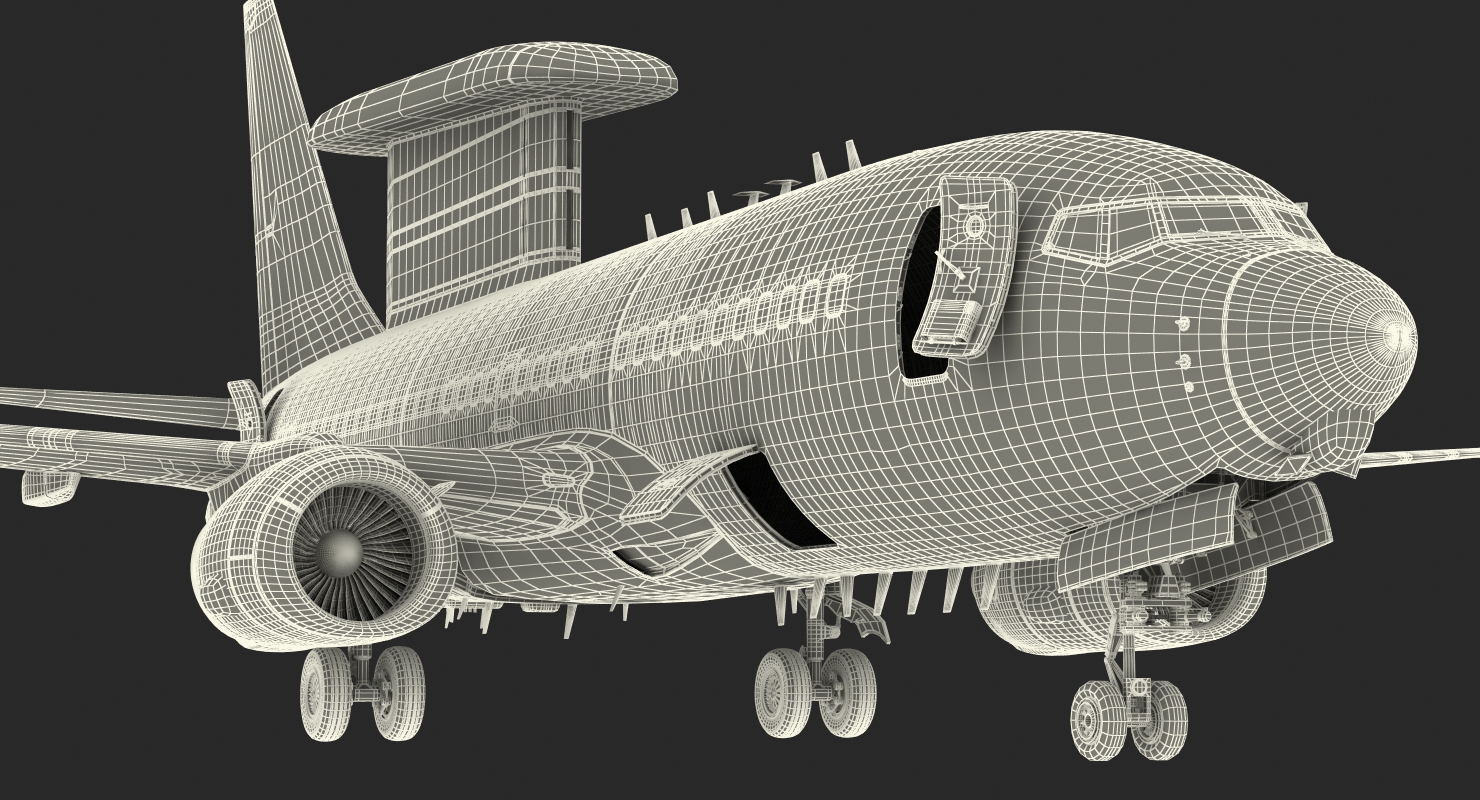 Boeing 737 7ES Peace Eagle Turkish Turkish Air Force 3D