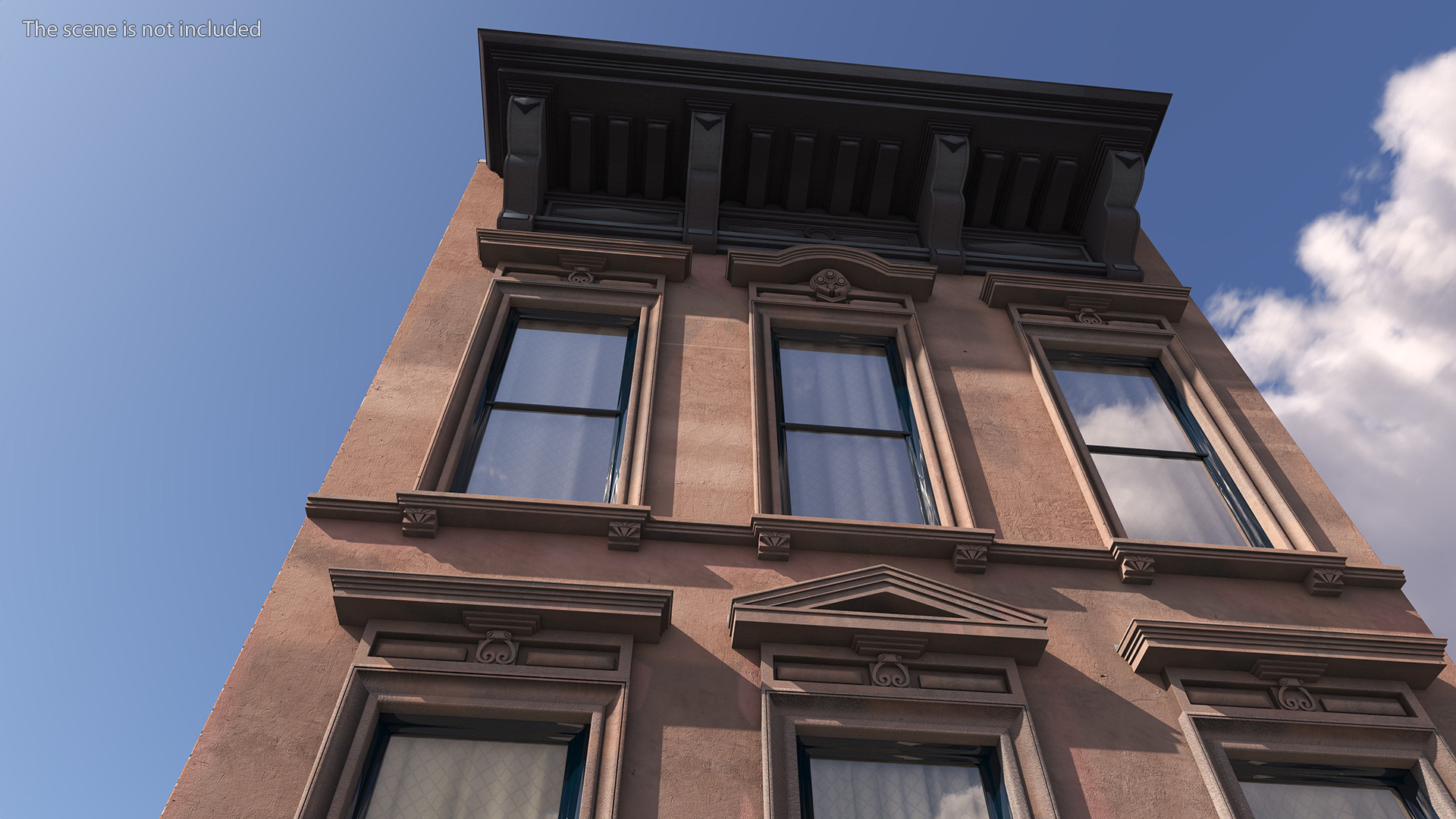 3D Brownstone House