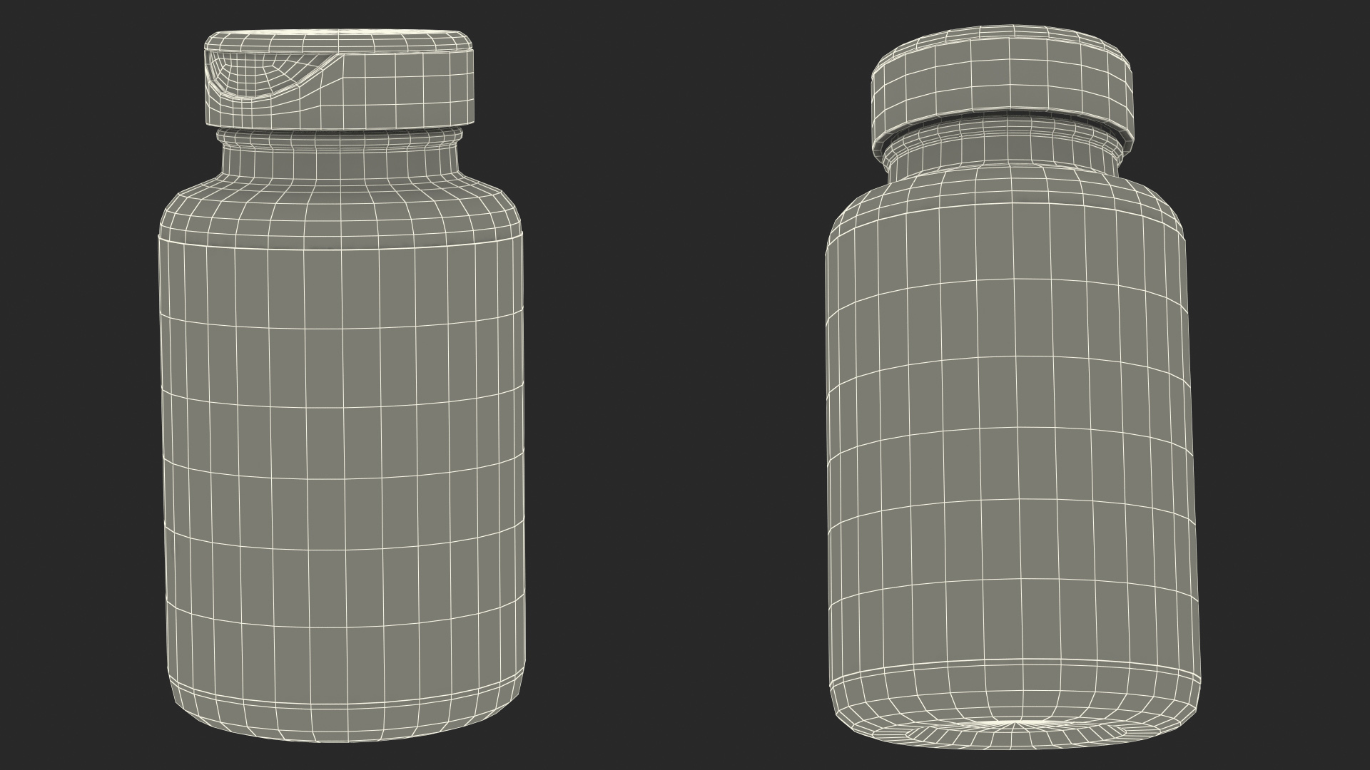 Vitamin Jar Blank 3D