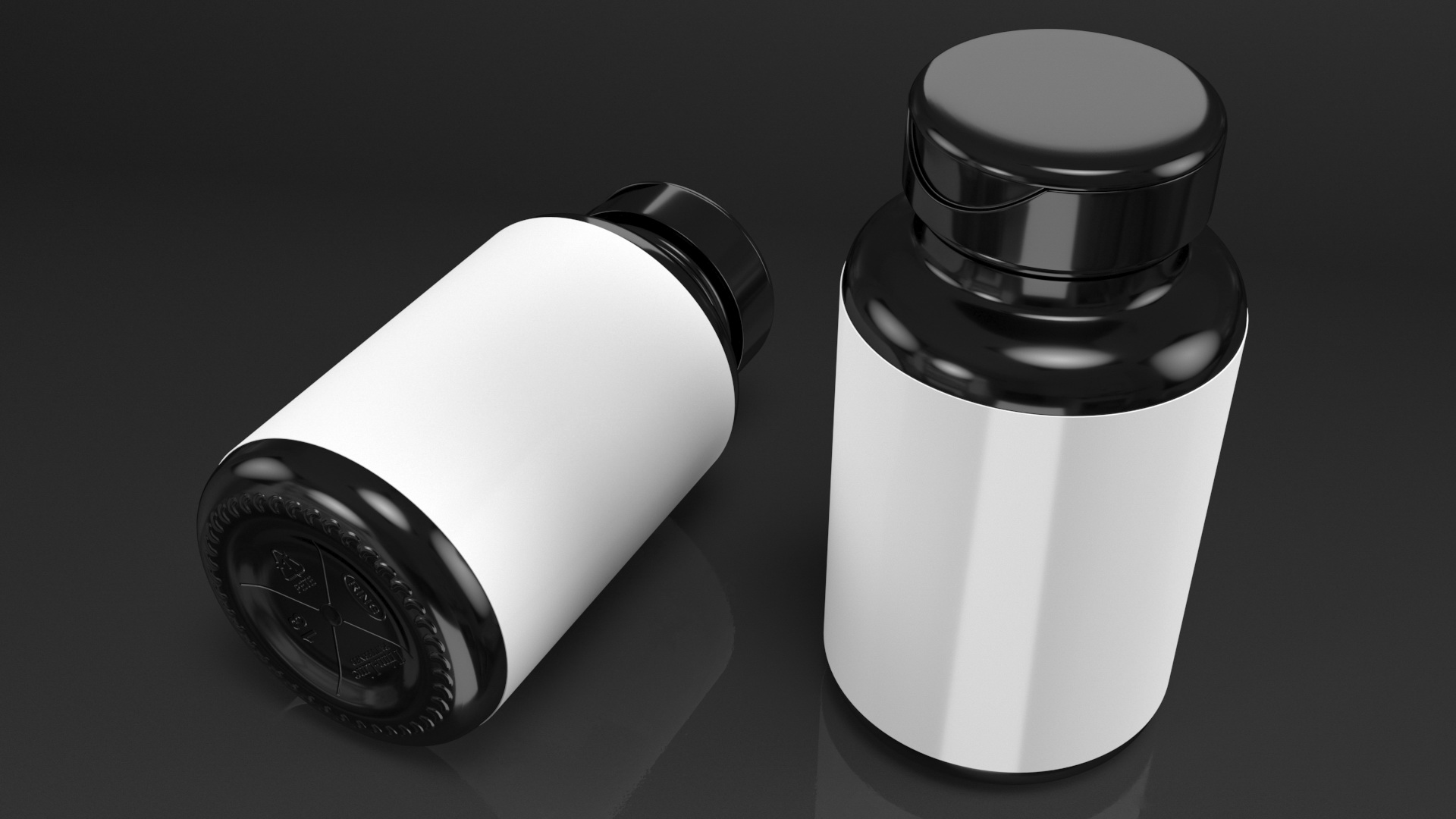 Vitamin Jar Blank 3D