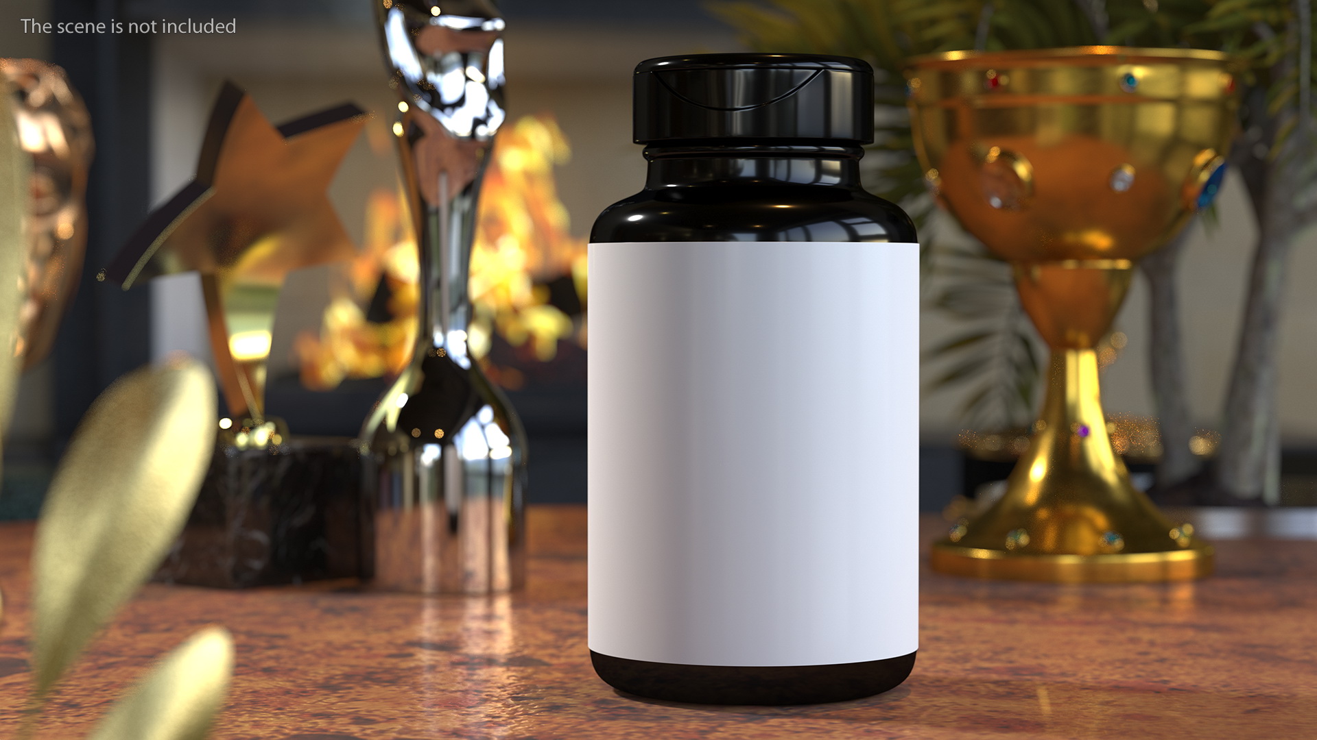 Vitamin Jar Blank 3D