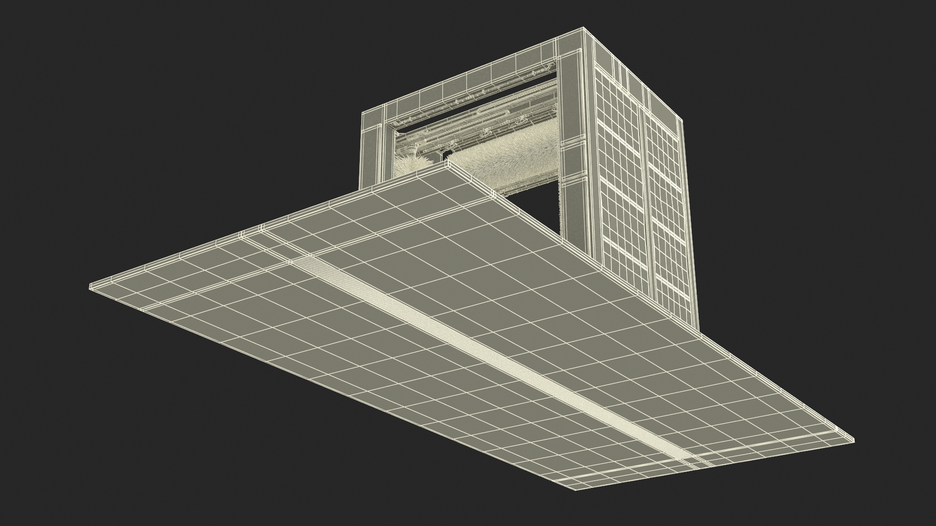 3D Automatic Bus Wash model