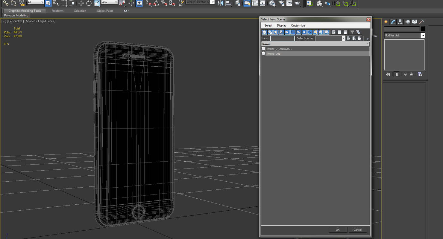 IPhone 7 Black 3D model