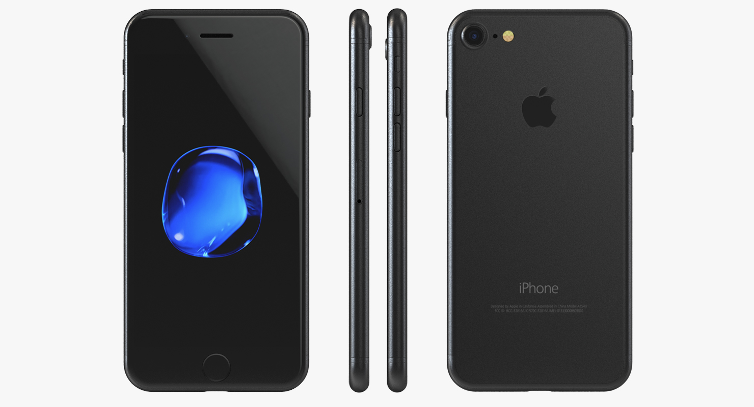 IPhone 7 Black 3D model