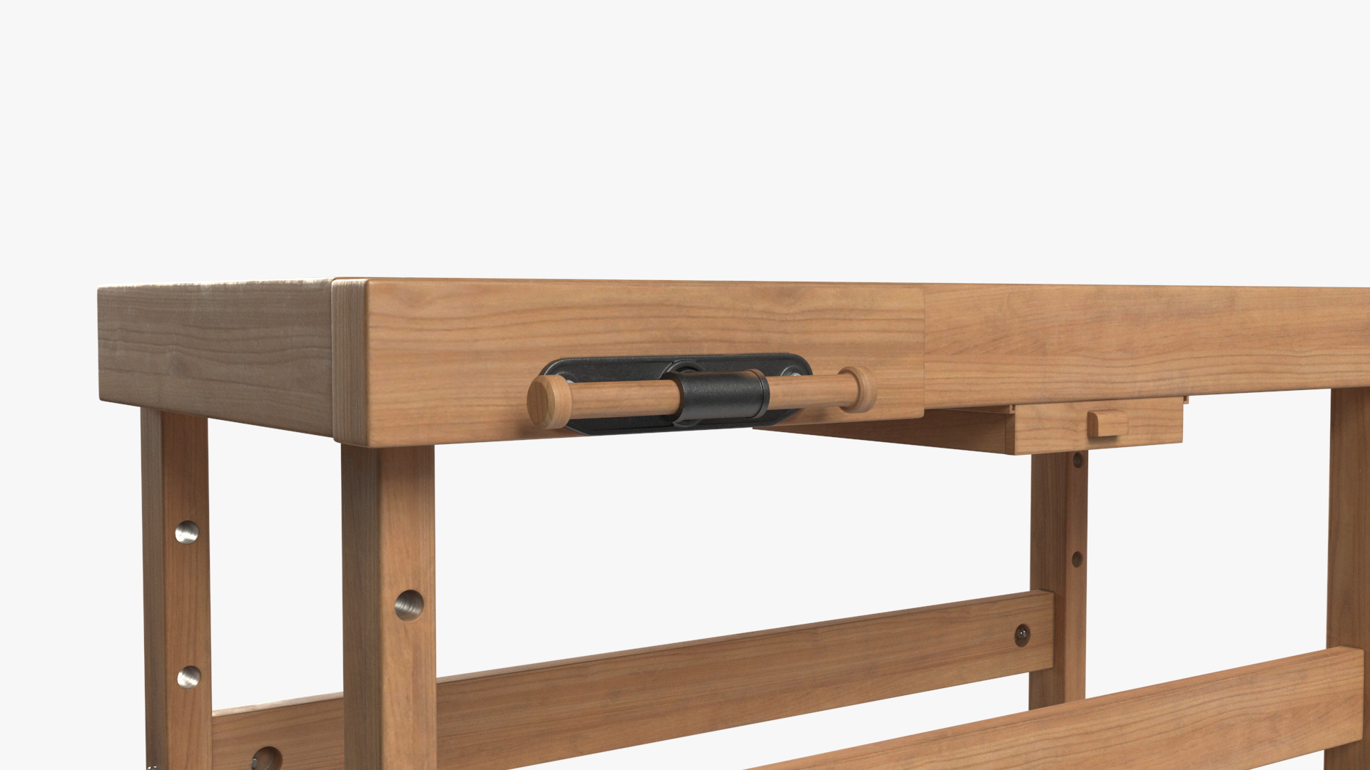 3D Oak Workbench model