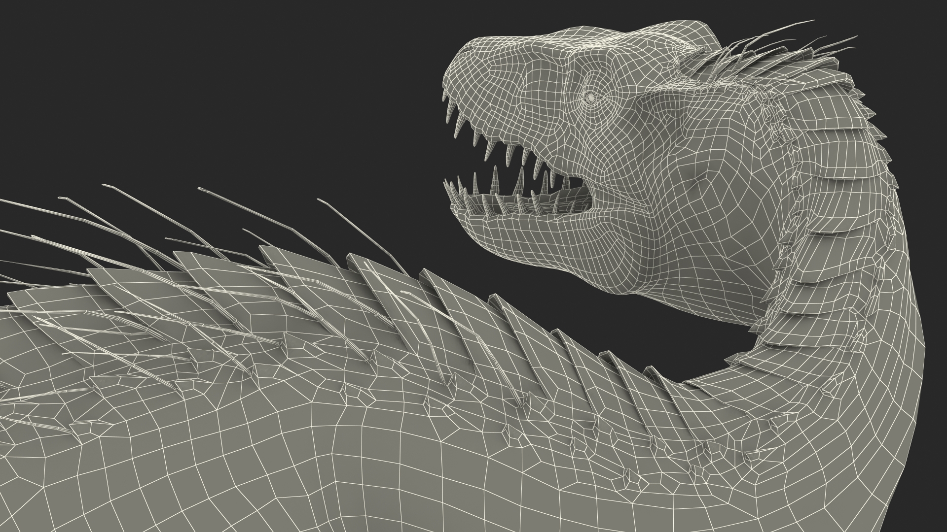 3D Indoraptor Walking Pose model