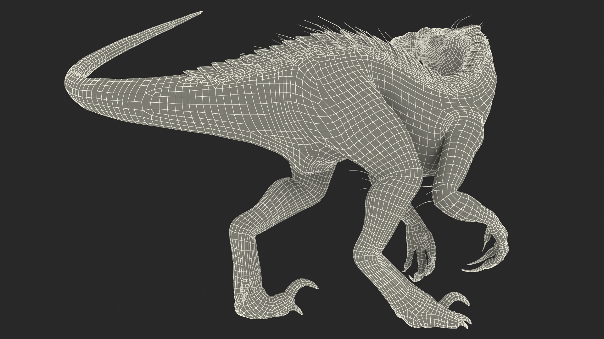 3D Indoraptor Walking Pose model