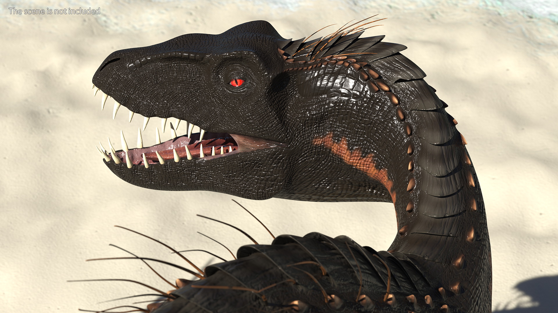 3D Indoraptor Walking Pose model