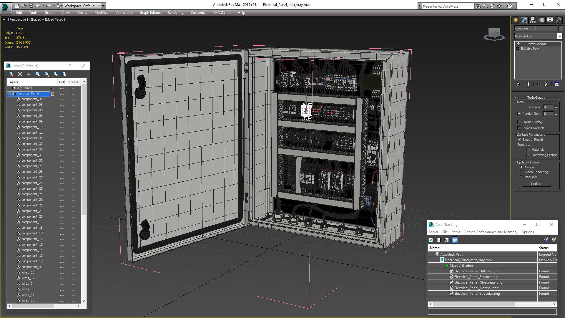 3D Electrical Panel