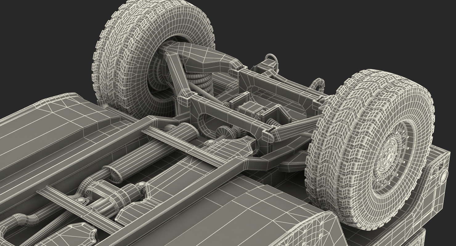 Shelter HMMWV m1037 Camo 3D model