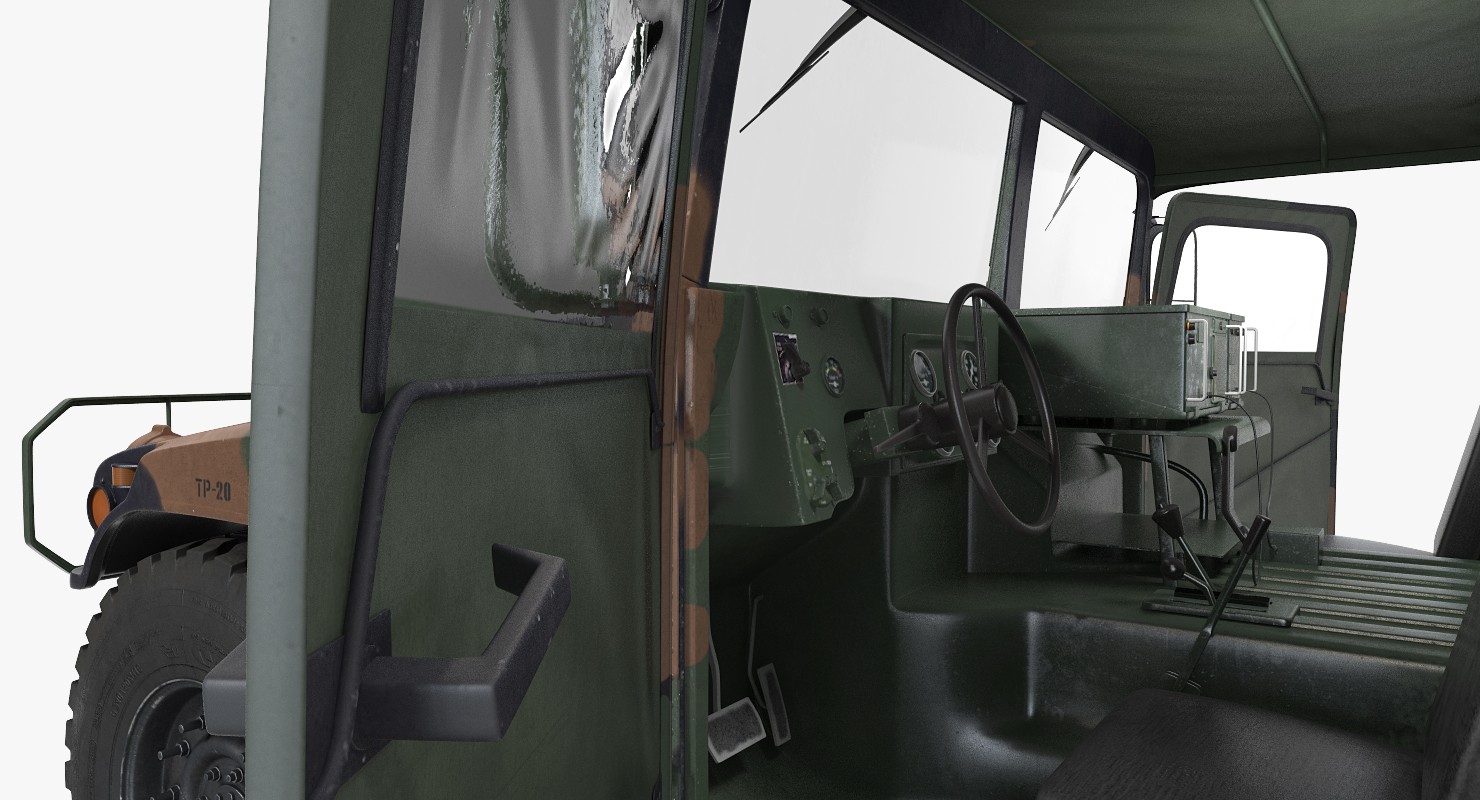 Shelter HMMWV m1037 Camo 3D model