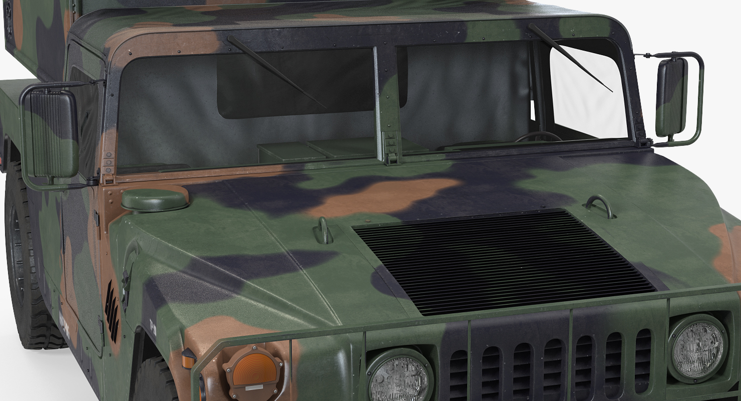 Shelter HMMWV m1037 Camo 3D model