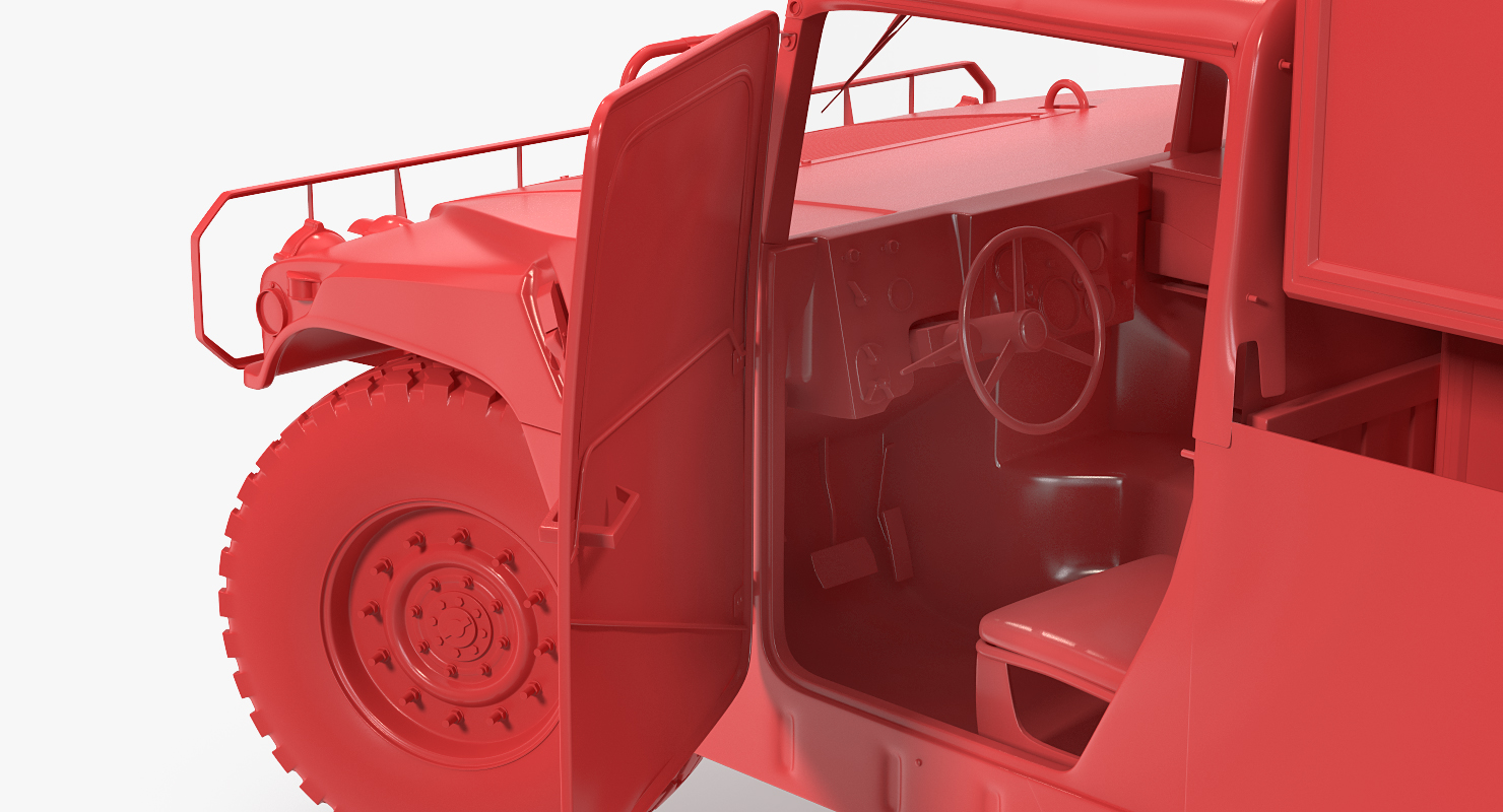 Shelter HMMWV m1037 Camo 3D model