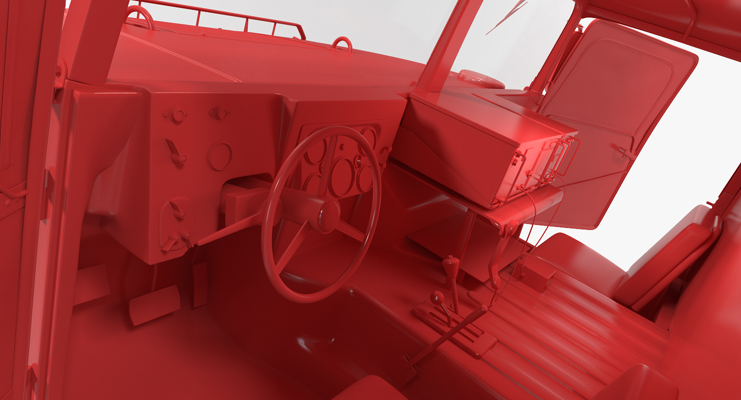 Shelter HMMWV m1037 Camo 3D model