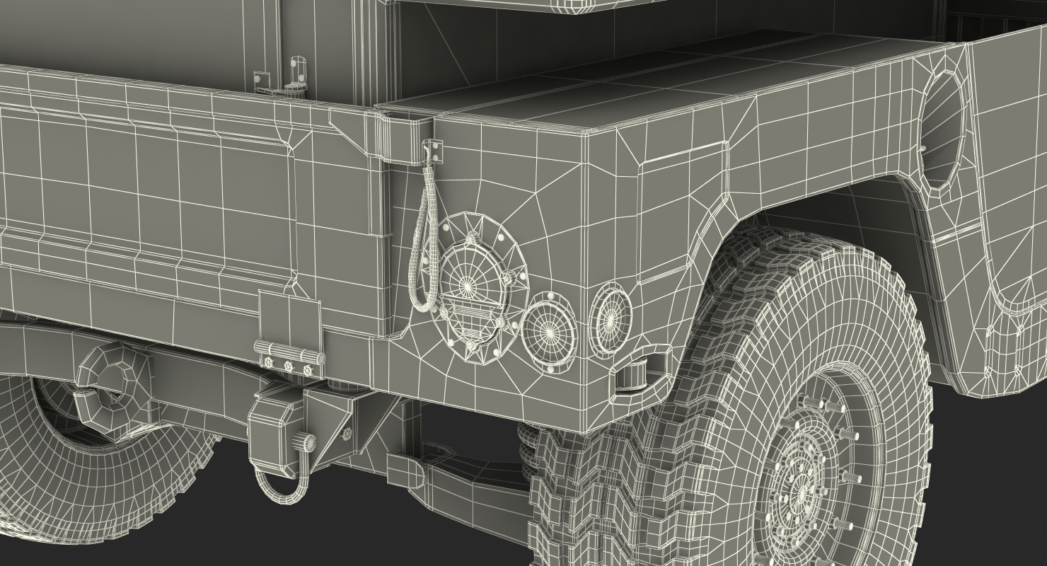 Shelter HMMWV m1037 Camo 3D model