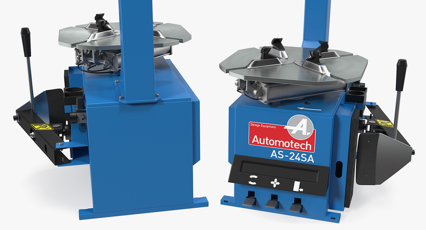 3D Automotech AS-24SA Semi-Automatic Tyre Changer