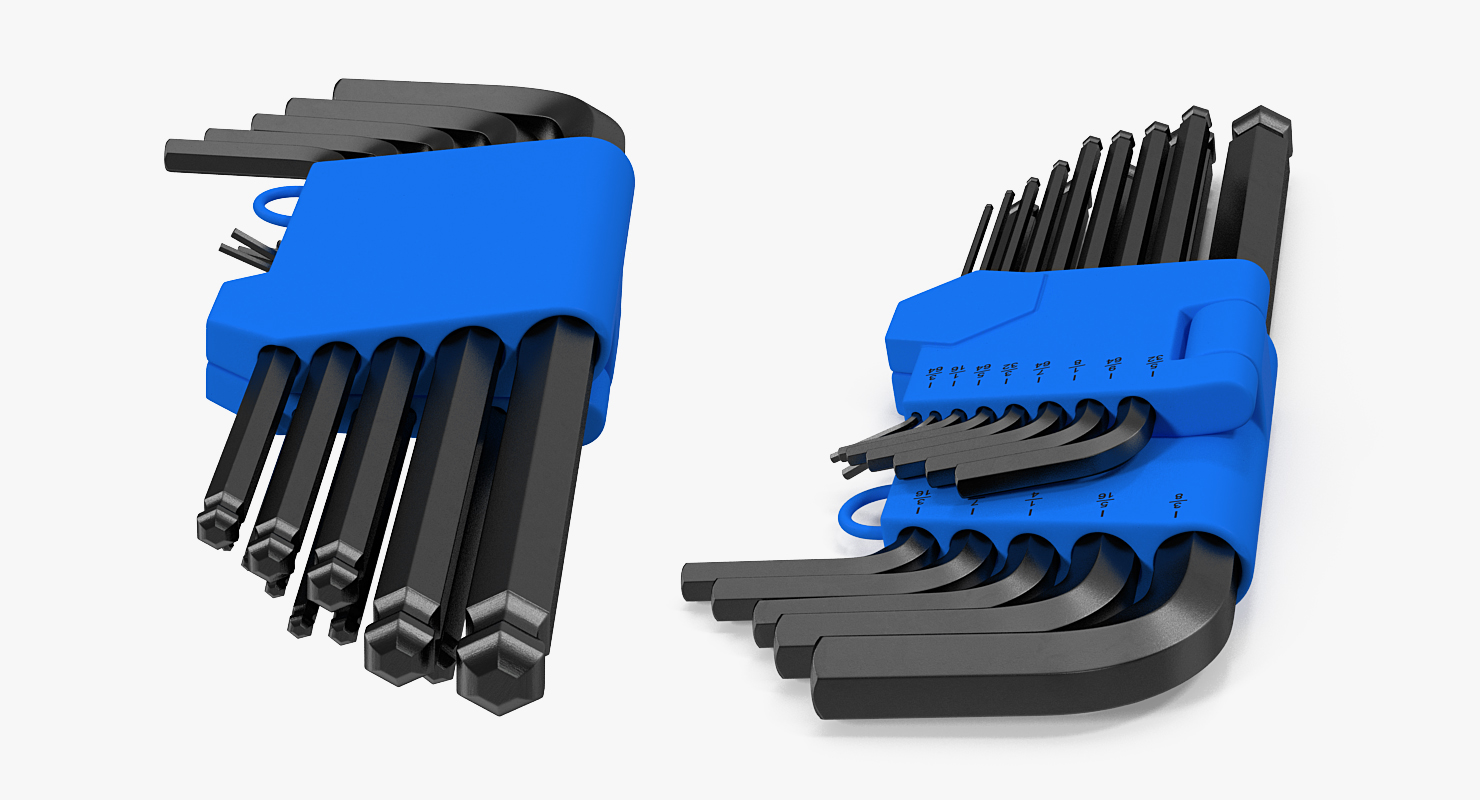 3D Hex Key Wrenches