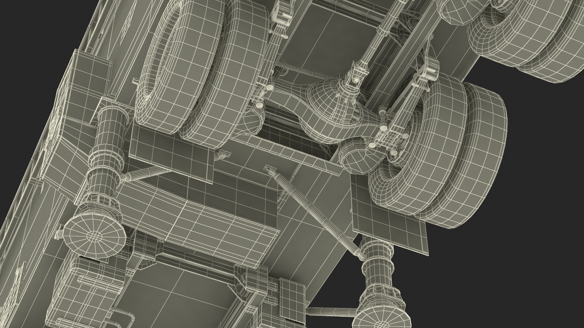 Minuteman Transporter Erector Loader Rigged for Cinema 4D 3D